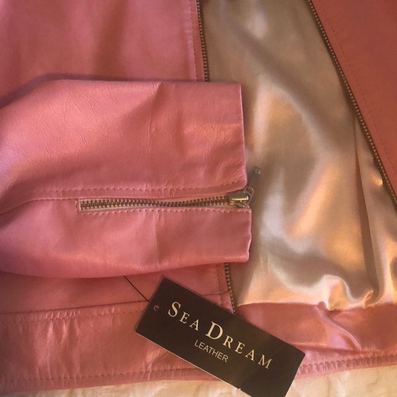 Pink Leather jacket - Picture 2 of 12